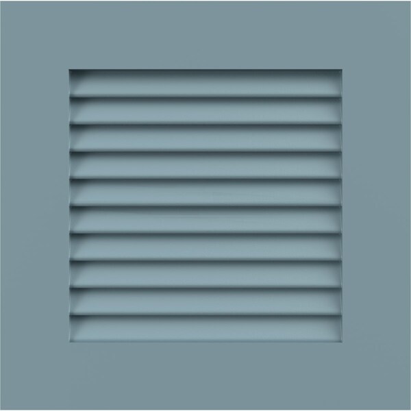 Ekena Millwork 12"W x 12"H True Fit PVC Louver Shutters Sample, Peaceful Blue SAMPLE-TFPLVSB - main